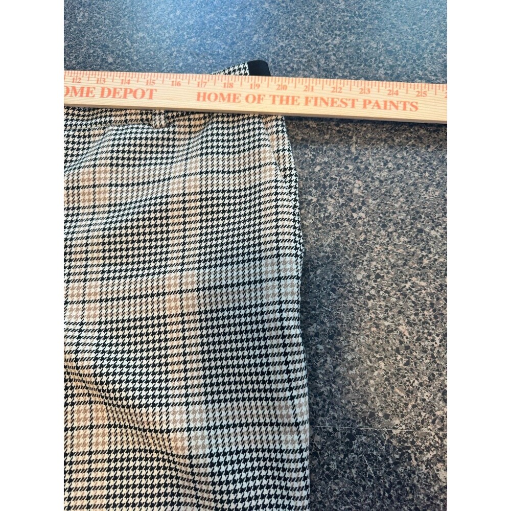 H&M Pants Plaid Cropped Trousers XL Women’s XL Office Siren Dark Academia Preppy - Picture 8 of 12